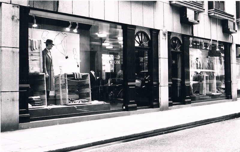 The Sexton Savile Row storefront.