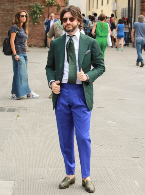 Nicola Ricci, tailored trousers, Pitti Uomo, The Rake magazine