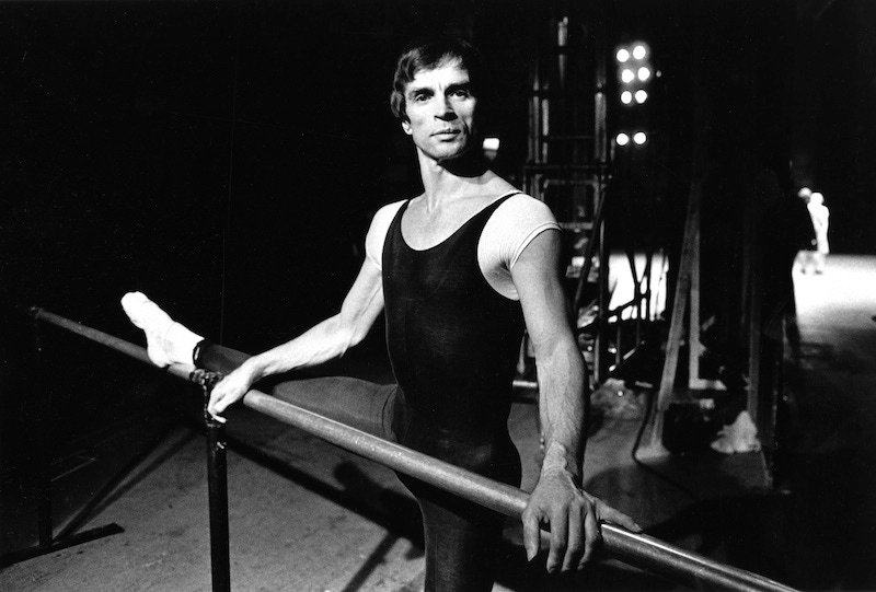 Rudolf Nureyev during rehearsal of 'Romeo and Juliet' at the London Coliseum.