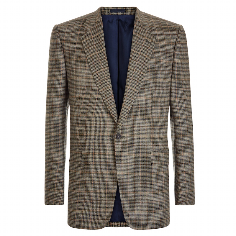 The second of Huntsman's distinguished guncheck sports coats for AW15.