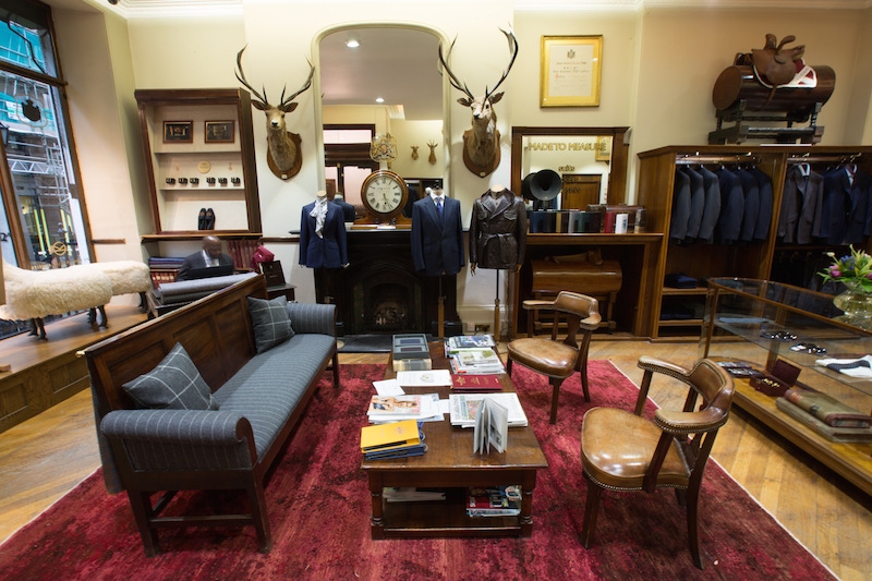 Front of house is as elegant as ever, with the house's famous stag heads proudly in place.