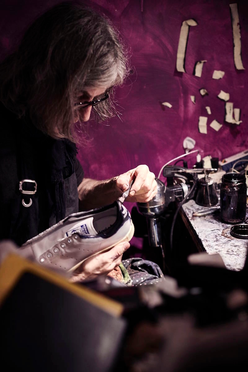 Paulus working at his desk.