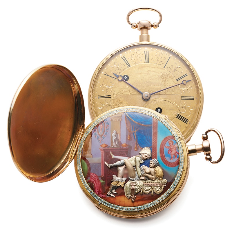 A Bovet pocket watch, circa 1810, sold by Antiquorum in 2015.