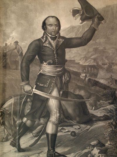 Thomas-Alexandre Dumas, c.1800, in Republican Army uniform.