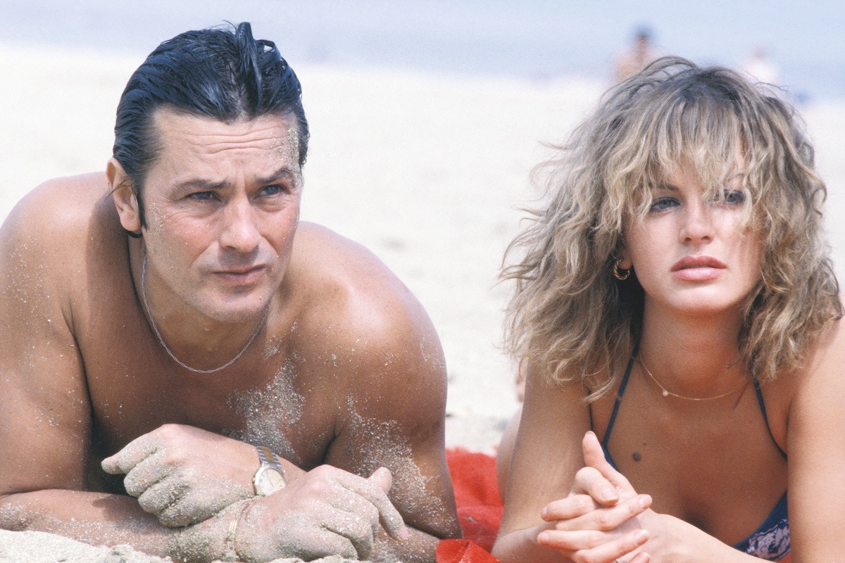 Alain Delon et Dalila Di Lazzaro 1980, France. (Photo by Michel GINFRAY/Gamma-Rapho via Getty Images)