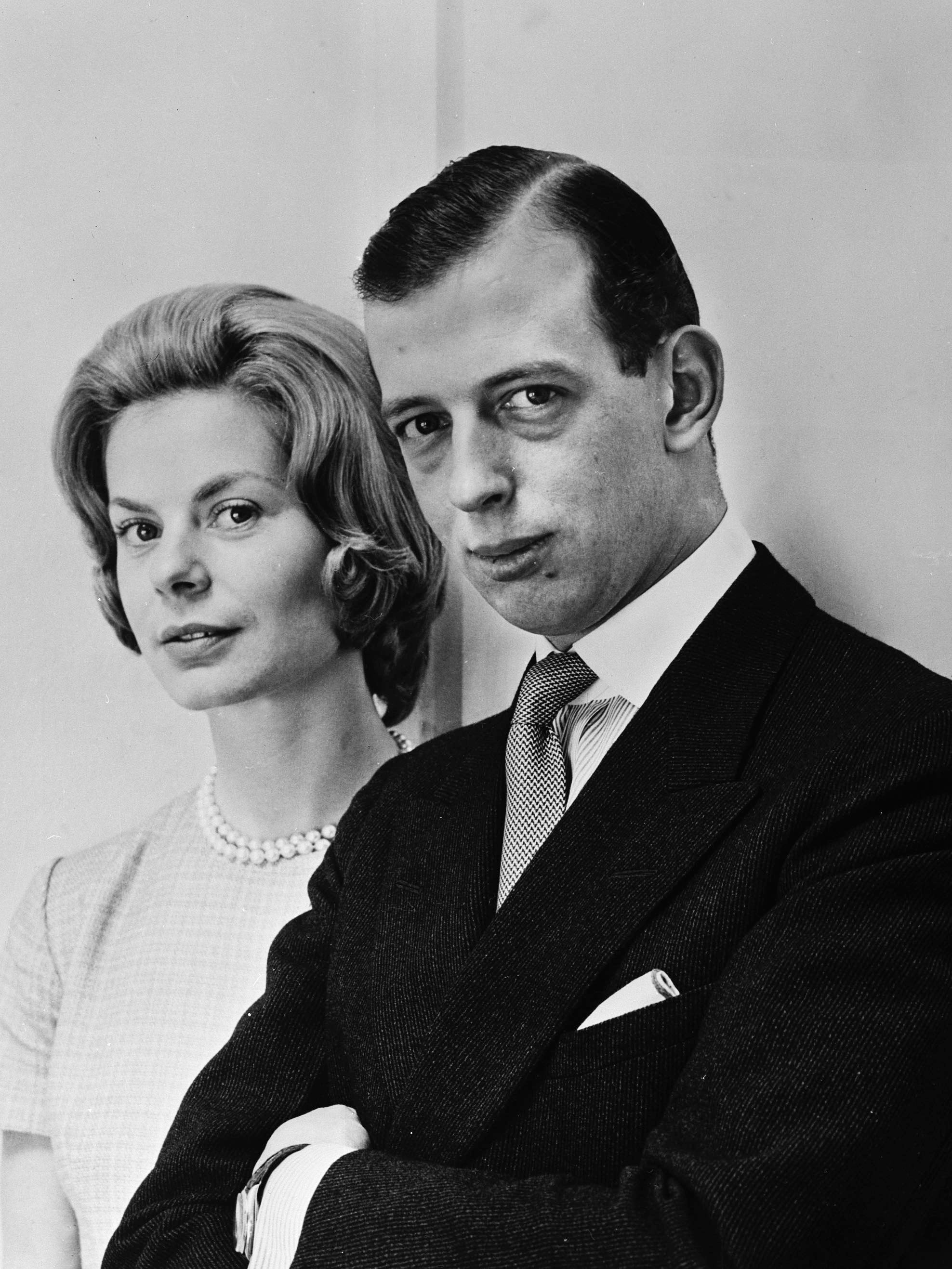 The Duke of Kent with his wife, Katherine.