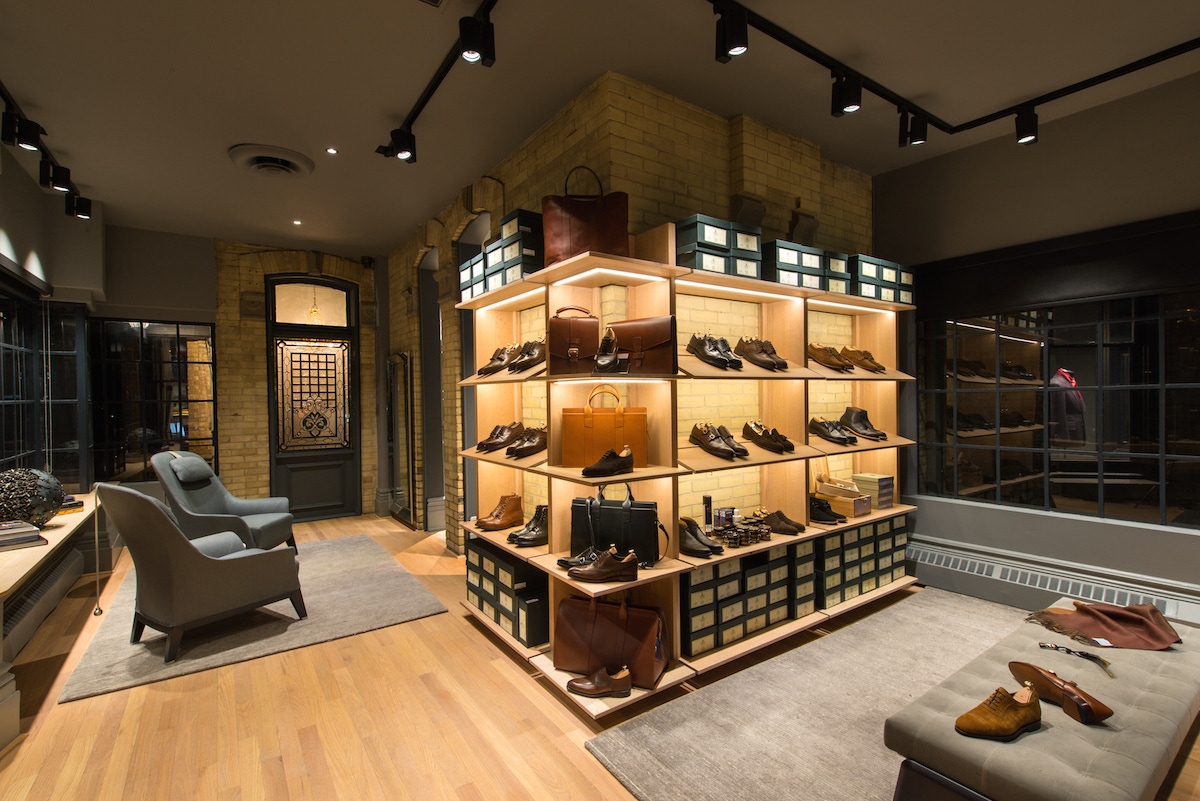 One of the emporium's shoe galleries.