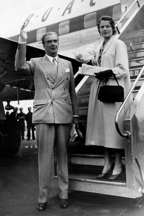 Prime Minister Anthony Eden and wife Clarissa, 1960.