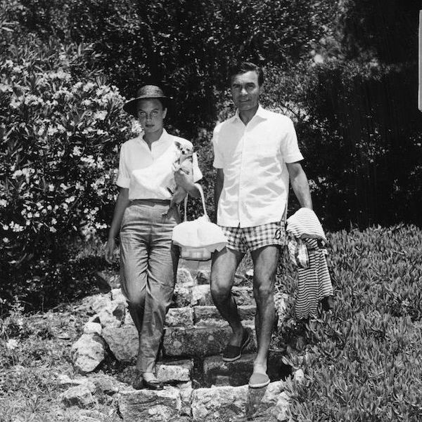 Porfirio Rubirosa with wife Odile Rodin, 1965.