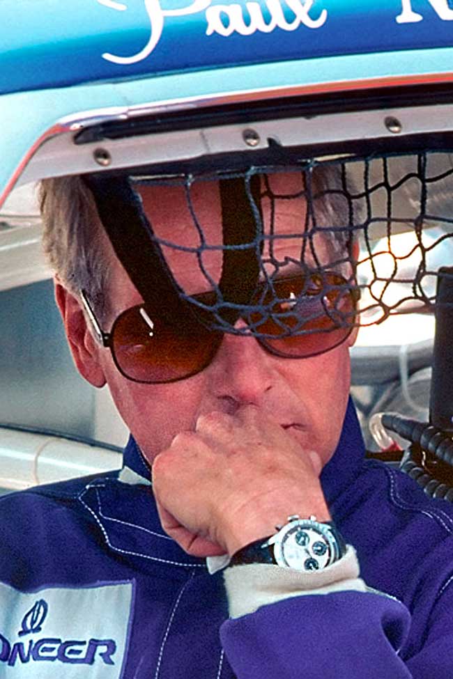 Paul Newman, the watch and the man in their natural habitat (Image source: rolexmagazine.com)