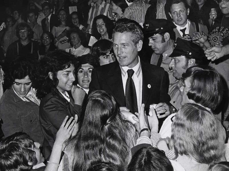 Paul Newman and supporters during 'Stars for McGovern' Benefit Fundraiser at Madison Square Garden in New York City, New York, United States. (Photo by Ron Galella/WireImage)