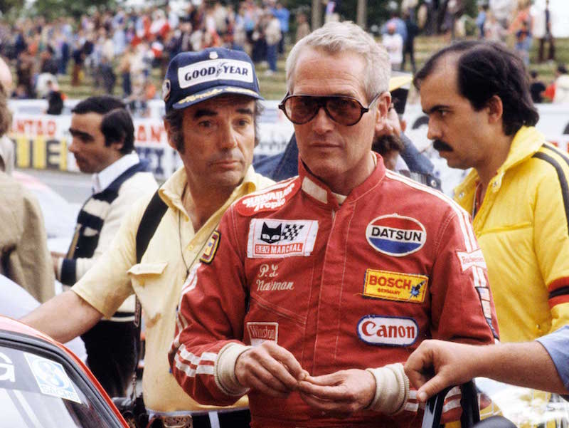 LE MANS, FRANCE 1979: Paul Newman attends the 24hr Grand Prix, circa 1979 in Le Mans, France. (Photo by Michel Dufour/WireImage)