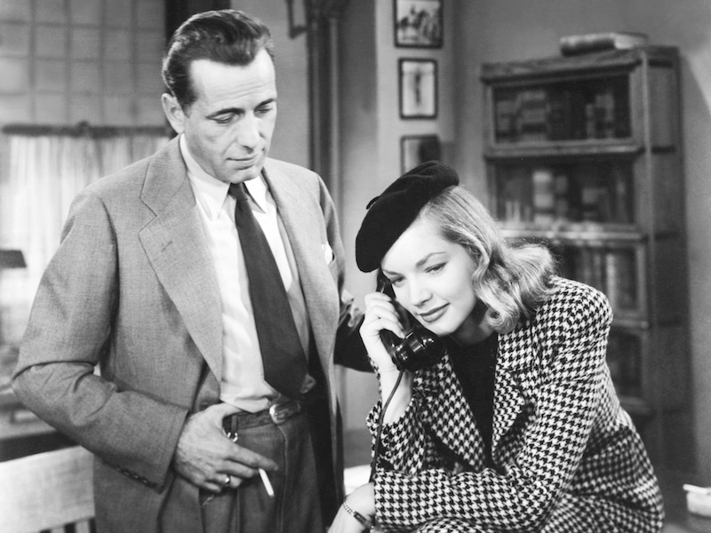 On the set of The Big Sleep