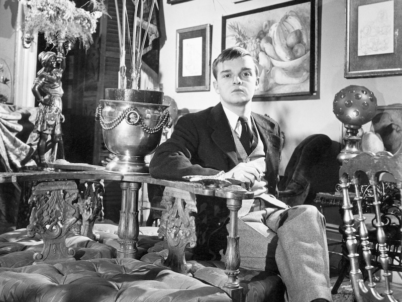 American author Truman Capote in his New York apartment, 1947. Image by © Jerry Cooke/Corbis.