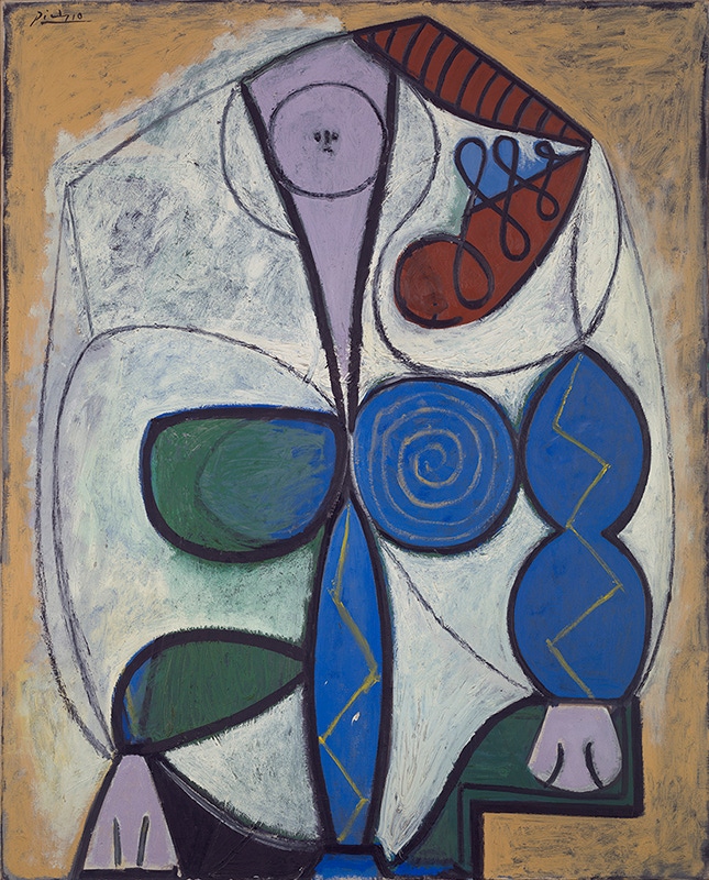 Pablo Picasso, Femme Assise,1947. Yale University Art Gallery, Katherine Ordway Collection © Picasso Estate/SODRAC (2016).