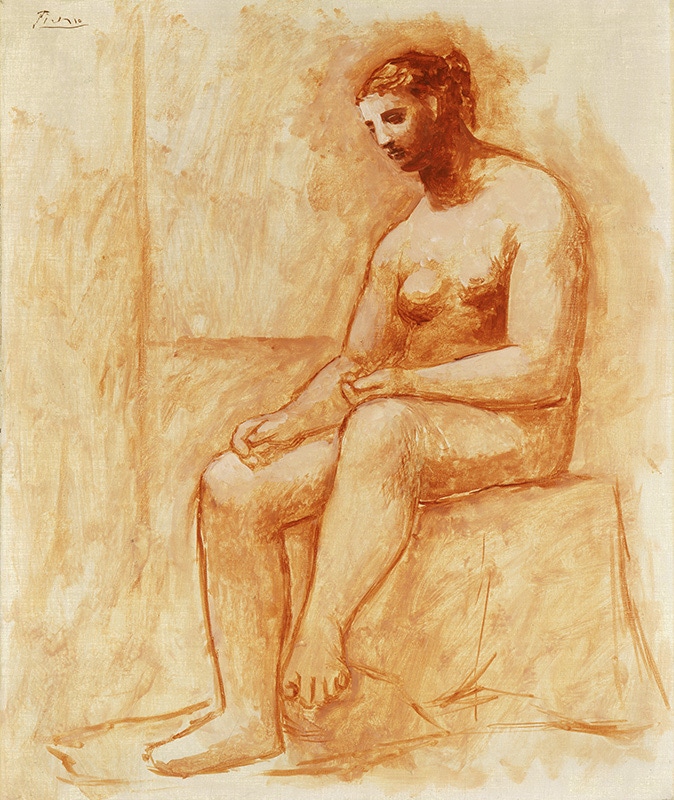 Pablo Picasso, Seated Nude, 1922.