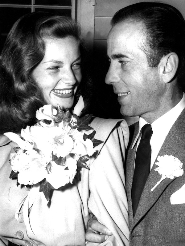 Lauren Bacall and Humphrey Bogart, 1945. Photo by C.Everett/REX