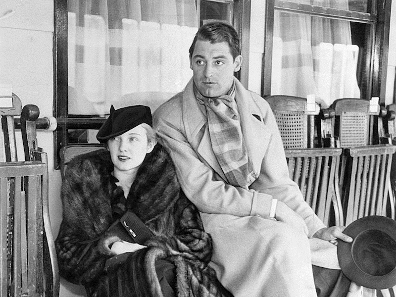 Cary Grant with wife Virginia Cherill