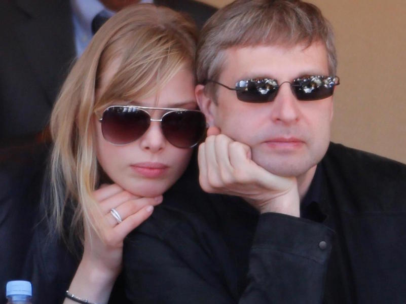 Dmitry Rybolovlev with now ex-wife Elena