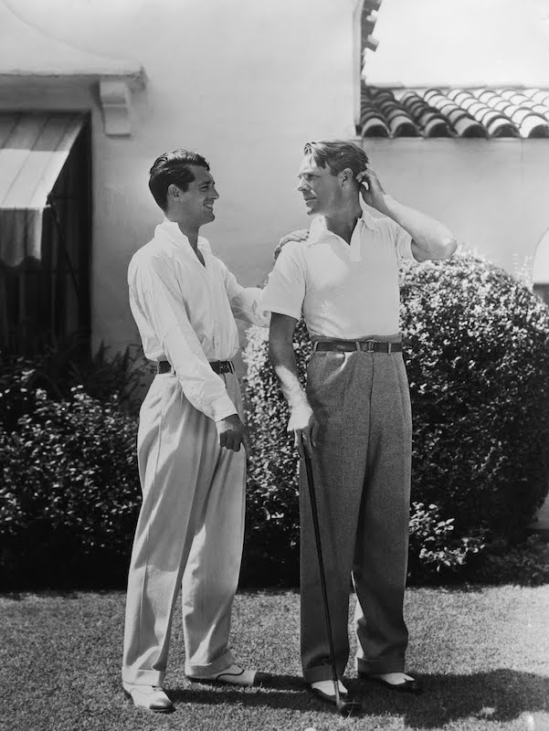 Cary Grant with Randolph Scott