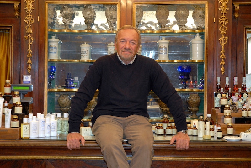 Mr Eugenio Alphandery, President of Officina Profumo-Farmaceutica Di Santa Maria Novella.