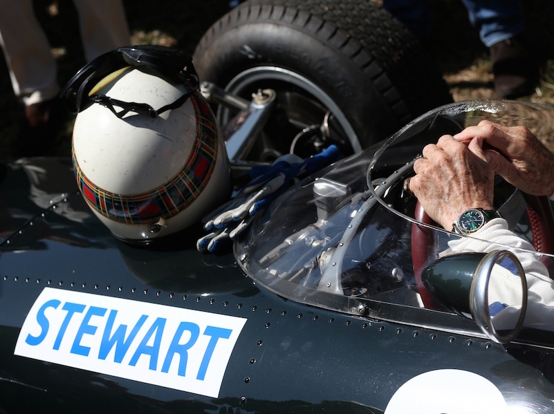 Sir Jackie Stewart (Rolex Testimonee). 1965 (Photo courtesy of Rolex/Jad Sherif)