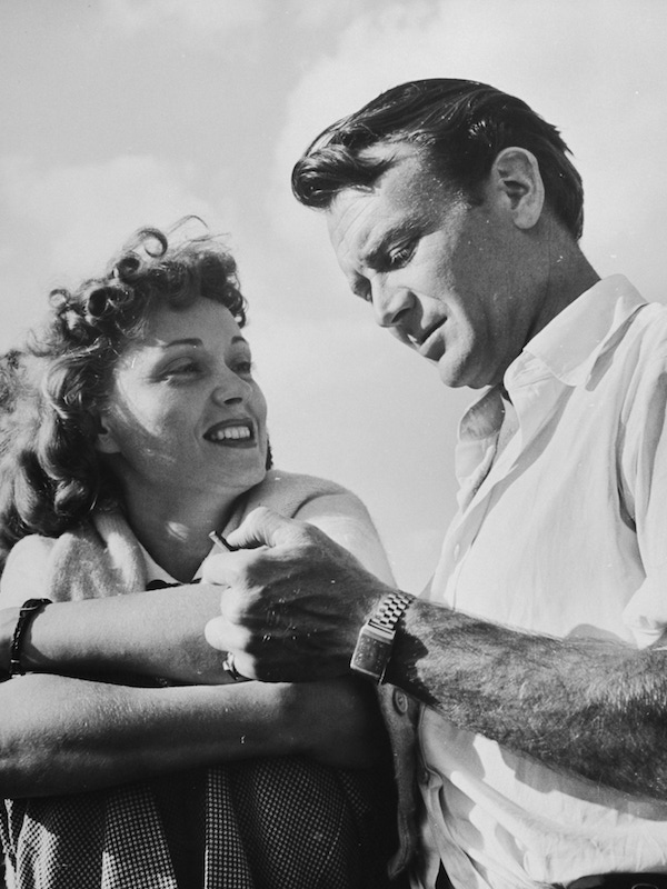 Actors John Mills and Martha Scott.  Photo by Tony Linck/The LIFE Picture Collection/Getty Images.