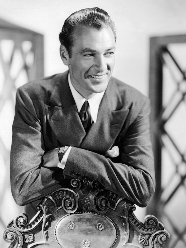 American film actor Gary Cooper, 1934. Photo by Imagno/Getty Images.