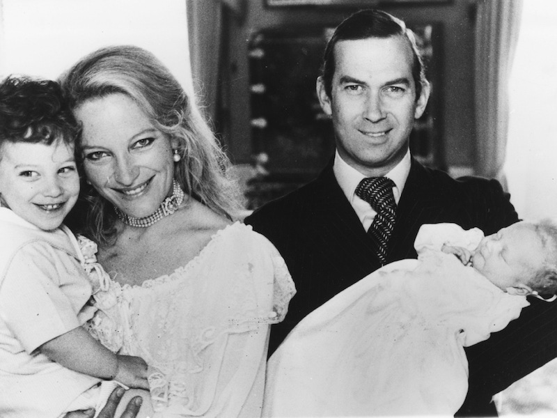 Prince Michael of Kent, his wife Marie-Christine and their children, Lord Frederick Windsor and Lady Gabriella born on April 23, 1981.