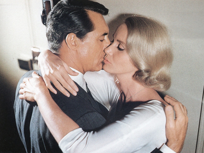 Cary Grant with Eva Marie Saint in North by North West, 1959.