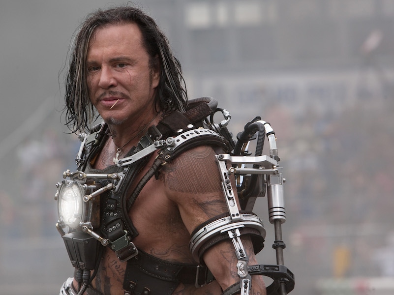 Mickey Rourke in Iron Man 3, 2013.