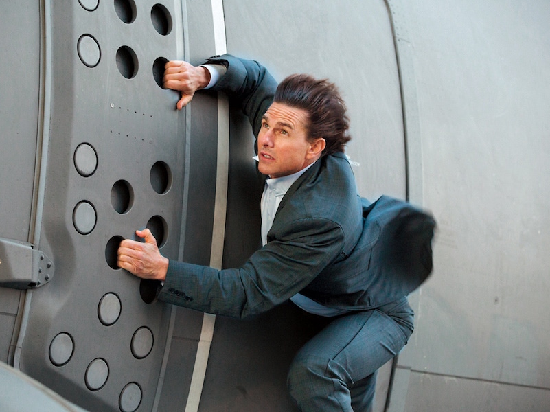 Tom Cruise in Mission Impossible: Rogue Nation, 2015.