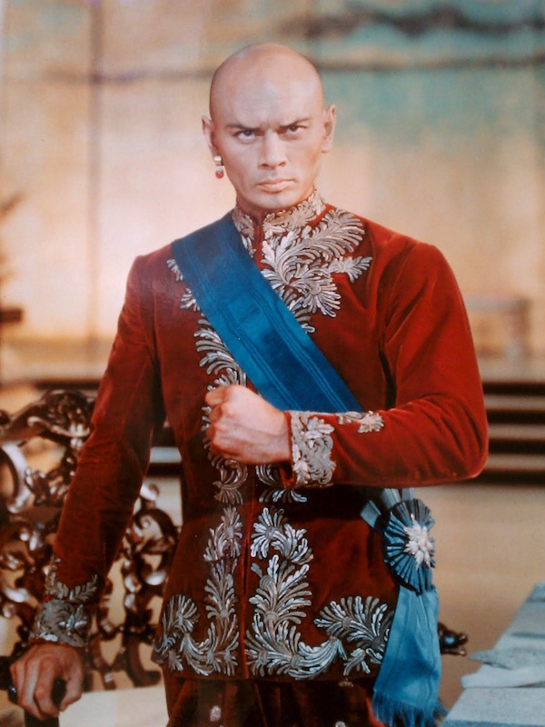 Yul Brynner in The King and I, 1956.