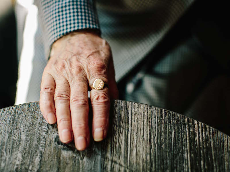 As with most signet rings, George’s holds a special meaning. Passed on from his father, he inherited both his name and his jewellery from George Snr. He talks in at length about his father’s role in the military during the second World War, and his fascination with history matches his obsession with detail.