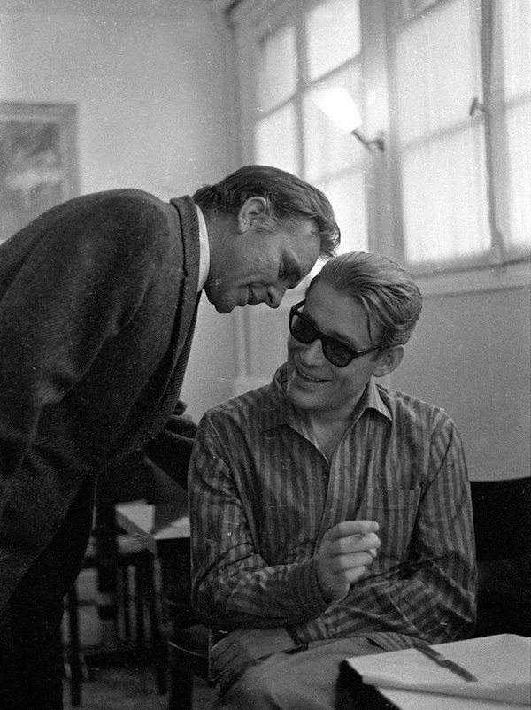 Peter O'Toole and Richard Burton, Paris 1967.