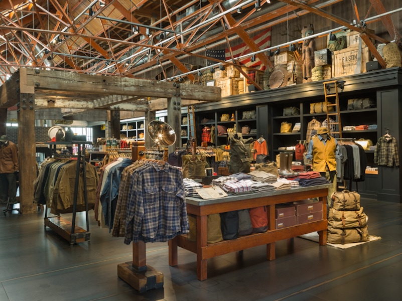 Inside Filson's flagship store in Seattle. (Photo courtesy of Filson)