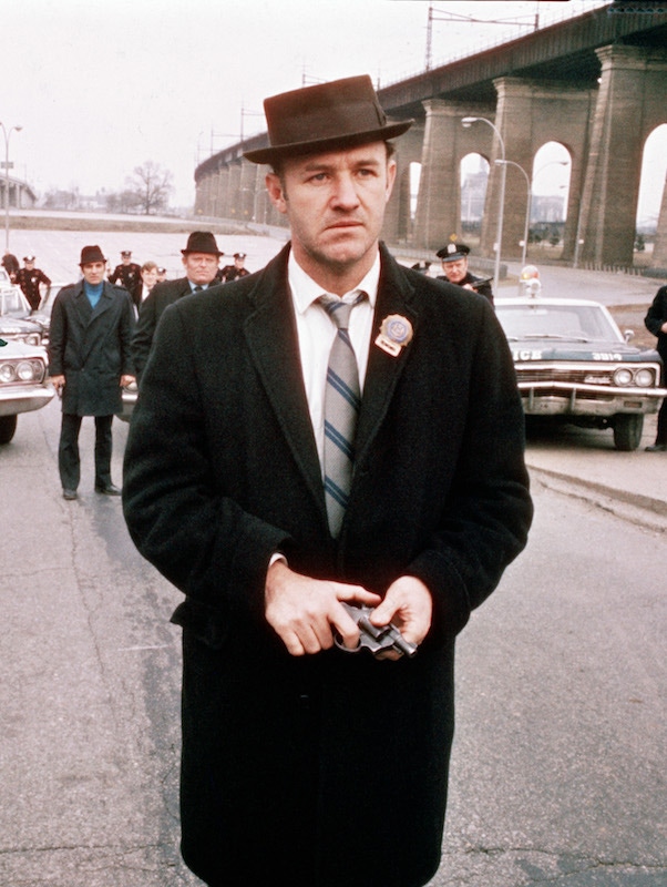 Gene Hackman as Detective Jimmy 'Popeye' Doyle, in a still from the film 'The French Connection', 1971. Photo by 20th Century Fox/Hulton Archive/Courtesy of Getty Images.