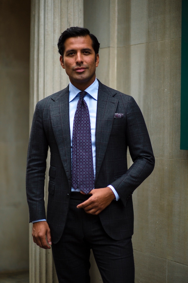 “Personally, I enjoy patterns that remain subtle at first glance yet which also hold a unique interest to the eye”, says Manolo, “scale is equally important too.” On ties, Costa explains; “We carry a curated selection of three-fold and seven-fold neckties, the large majority of which come out of Italy. There are four things I look for in a tie. One, the cloth it’s constructed from. Two, the shape given to it. Three, the grace with which it hangs. Four, the knot one chooses.”