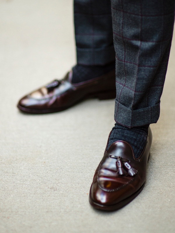 Turn-ups on trousers are de rigeur for Manolo, “most men don’t recognise the impact of a well-appointed trouser cuff. They enhance the scale.”