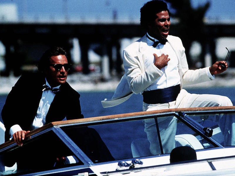 Philip Michael Thomas and Don Johnson, Miami Vice 1984-1989. Photo by Universal TV/REX/Shutterstock.