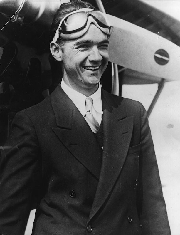 Howard Hughes, eccentric American multi-millionaire industrialist, film director and producer, aviator and record breaker. Photo by Keystone/Getty Images.