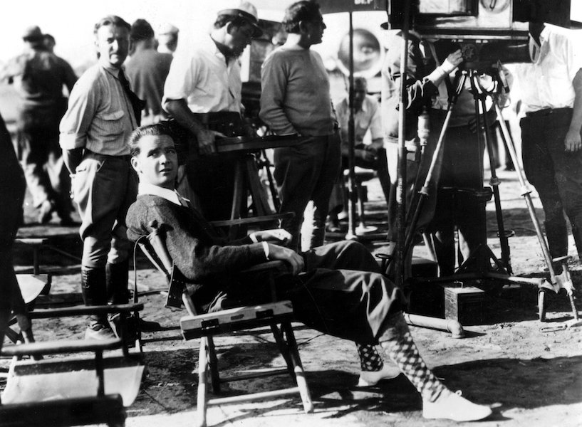 Howard Hughes on the set of Sky Devils, 1932. Photo by CSU Archv/Everett/REX/Shutterstock.