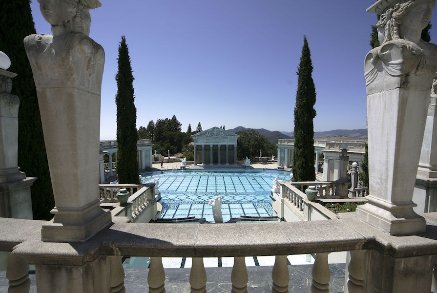 Hearst Castle, San Simeon, California. Photo by David Muscroft/REX/Shutterstock.