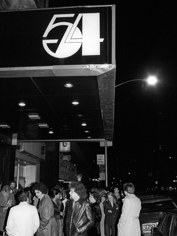 Outside Studio 54 in 1978.