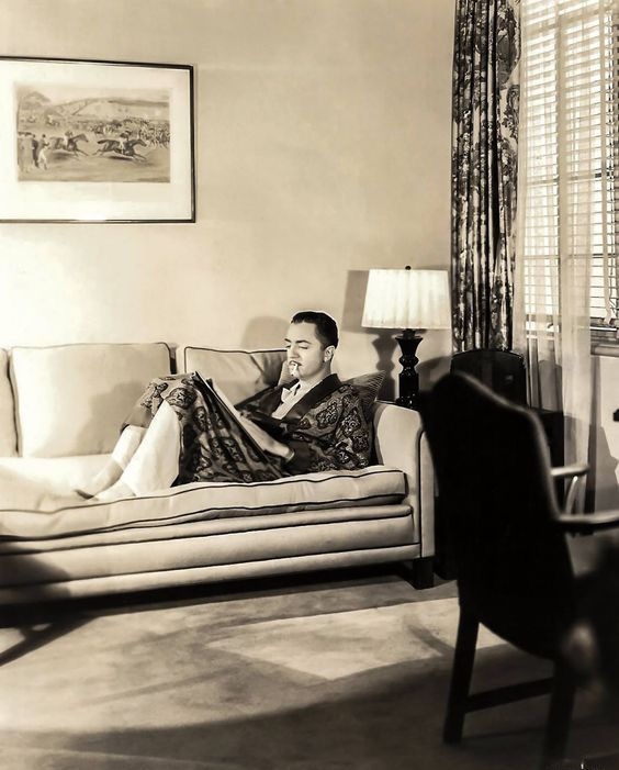 William Powell at MGM Studios.