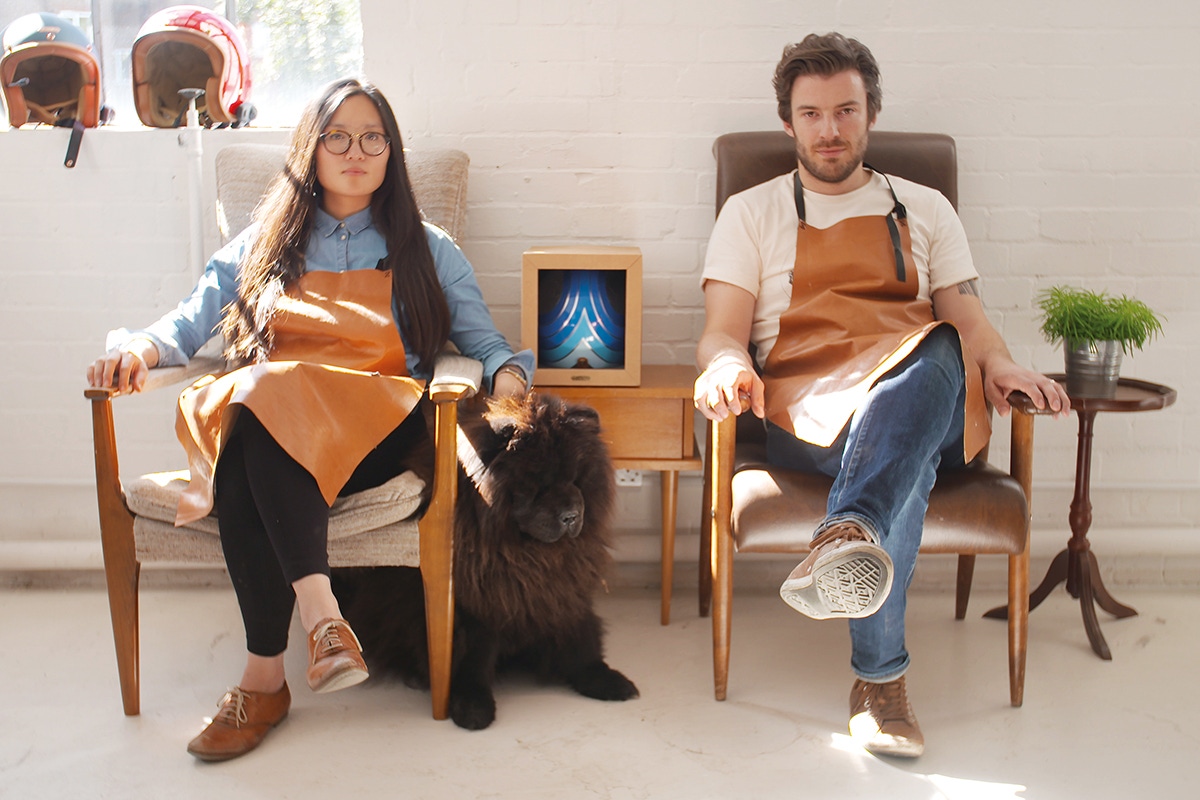 Lindsay Chong and Reginald Flint, co-founders of Hedon, in their London studio.