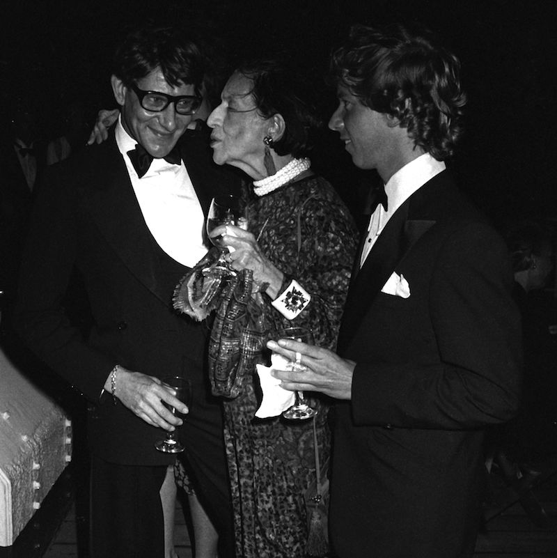 YSL and Diana Vreeland YSL's Opium Perfume Launch Party, New York. Photo by John Bright/Penske Media/REX/Shutterstock.