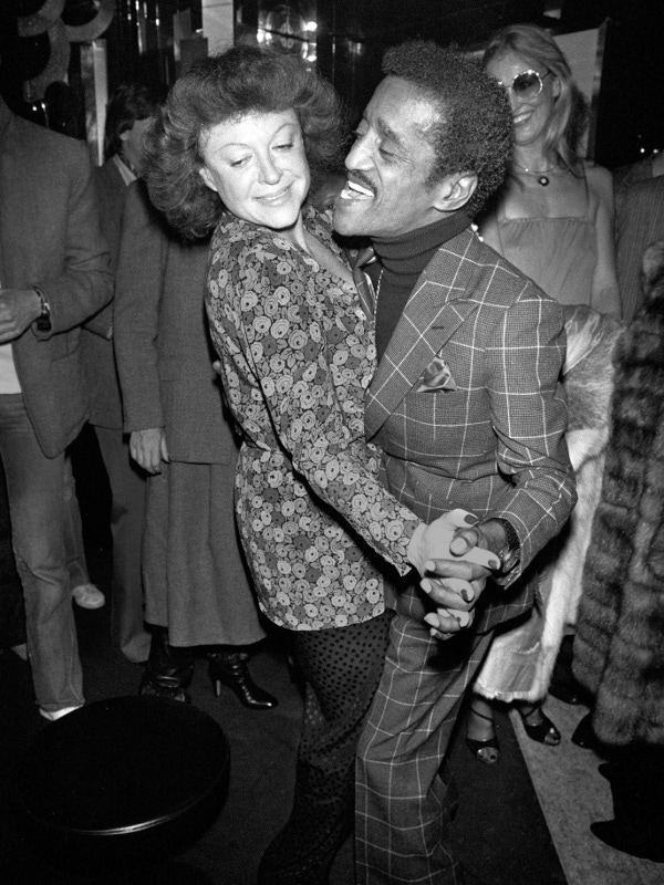 Sammy Davis Jr at Régine's in 1978.