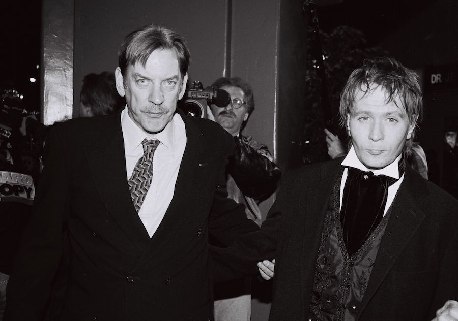 Gary Oldman and Donald Sutherland at the JFK Premiere, December 17, 1991 Photos by Berliner Studio ® Berliner Studio/BEImages and BEI/BEI/Shutterstock