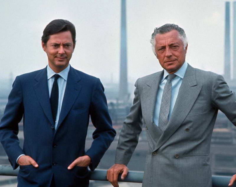 Umberto and Gianni Agnelli.